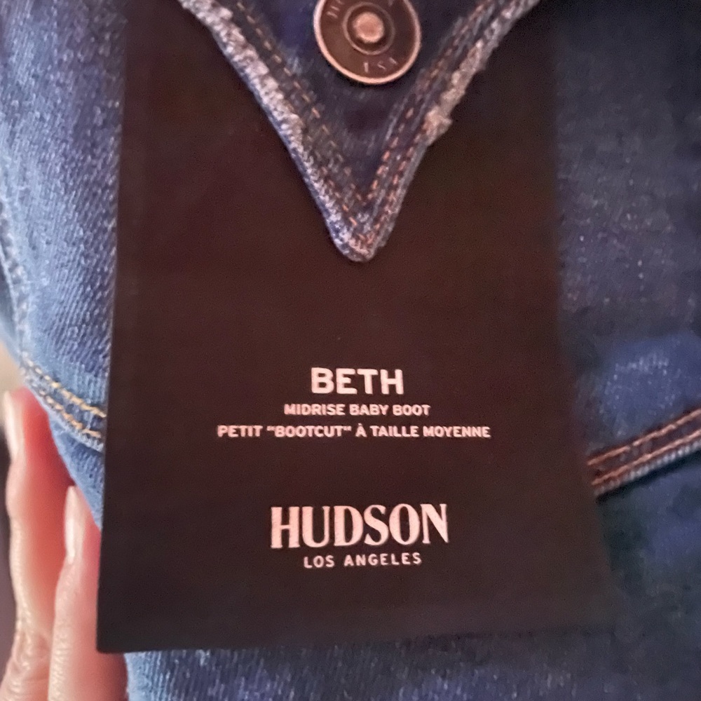 Hudson Beth Midrise Baby Boot Jeans